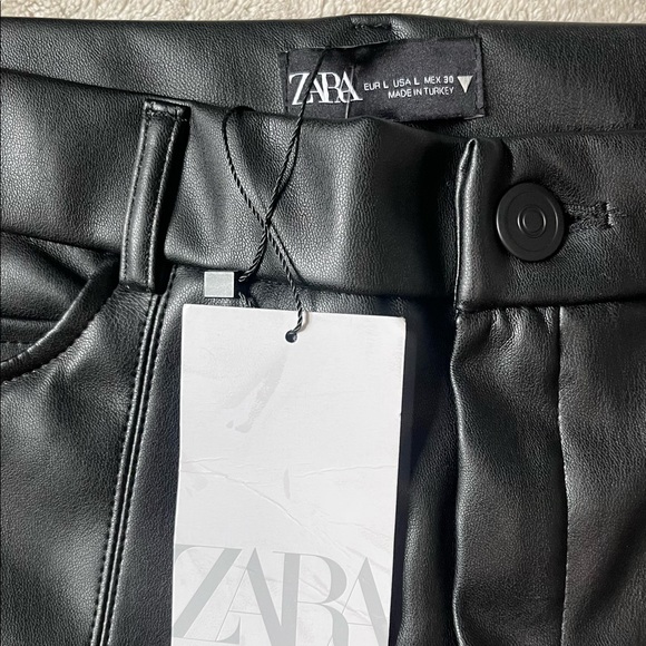Zara Leather leggings - Picture 5 of 8